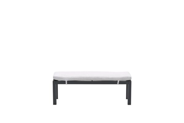 Elati Bank 120 x 45 x H42 cm carbon black / valley sand – Bild 4