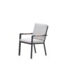 Felini Dining Stuhl carbon black / valley sand / light teaklook