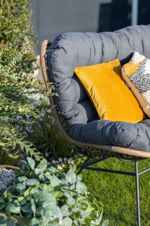 Libelle Relaxbank natural rotan / mystic grey – Bild 9