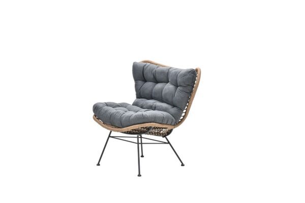 Libelle Relaxstuhl natural rotan / mystic grey