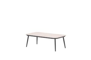 Margriet Tisch 130 x 70 x H45 cm carbon black / light teak Vironwood
