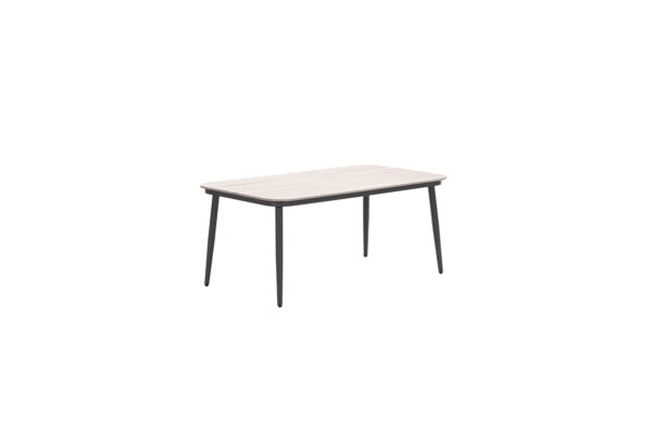 Diamo Tisch 160 x 90 x H69 cm carbon black / light teak Vironwood