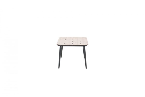Diamo Tisch 160 x 90 x H69 cm carbon black / light teak Vironwood – Bild 3