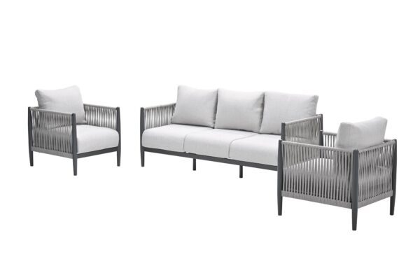 Diamo Lounge carbon black / rope grey sand / valley sand
