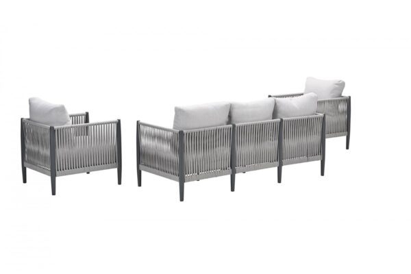Diamo Lounge carbon black / rope grey sand / valley sand – Bild 3