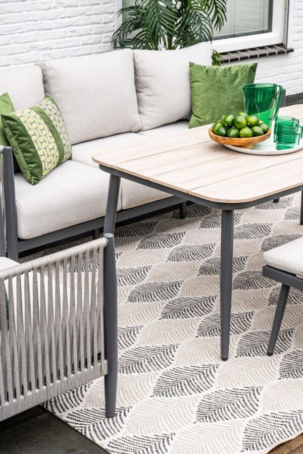 Diamo Lounge carbon black / rope grey sand / valley sand – Bild 7