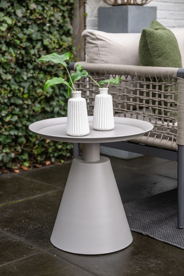 Zavala Beistelltisch Ø 50 x H48 cm taupe – Bild 5