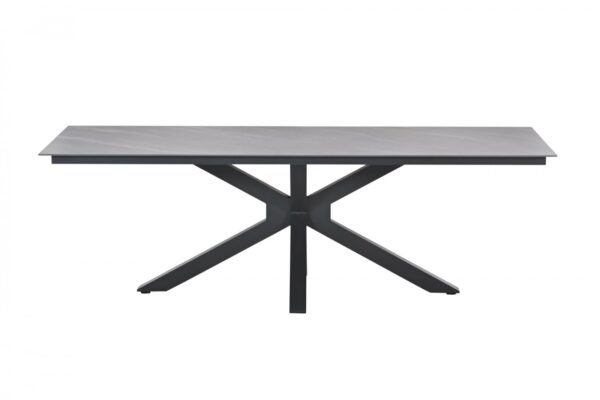 Ireland Tisch 240 x 100 x H76 cm carbon black / Centostone Napoli grey – Bild 3