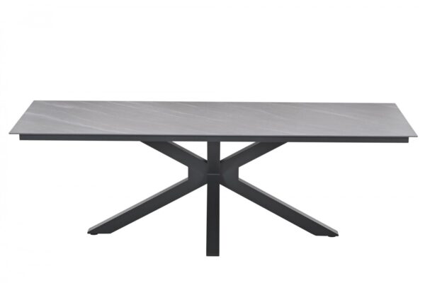 Ireland Tisch 240 x 100 x H76 cm carbon black / Centostone Napoli grey – Bild 6