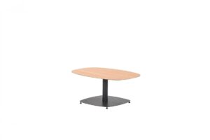 Leon Beistelltisch 100 x 70 x H43 cm carbon black / light teak look