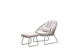 Parco Relaxstuhl taupe / rope dark sand / desert sand