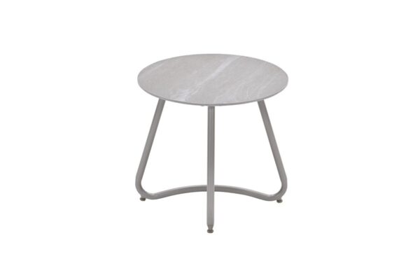 Vento Beistelltisch Ø 45 x H41 cm taupe / Centostone Napoli sand
