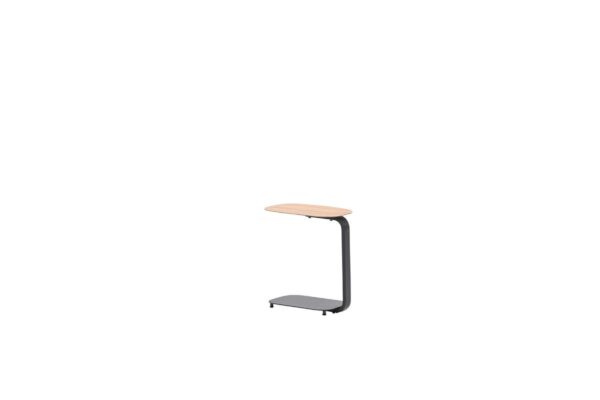 Lucca Laptop Tisch 45 x 30 x H51 cm carbon black / teak look – Bild 3