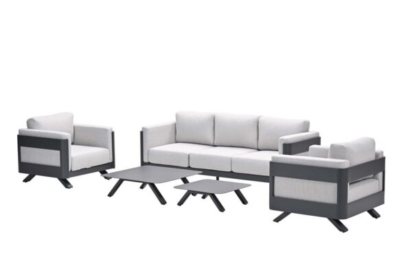 Realdo Lounge Set carbon black / valley sand – Bild 2