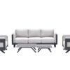 Realdo Lounge Set carbon black / valley sand