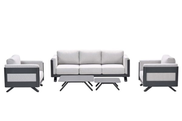 Realdo Lounge Set carbon black / valley sand