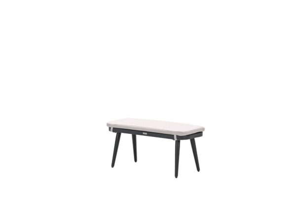Allasio Bank 101 x 40 x H45 cm carbon black / desert sand
