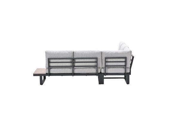 Masone Lounge carbon black / valley sand / light teak Vironwood – Bild 6