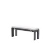 Levanto Bank 115.5 x 39 x H45 cm carbon black / valley sand