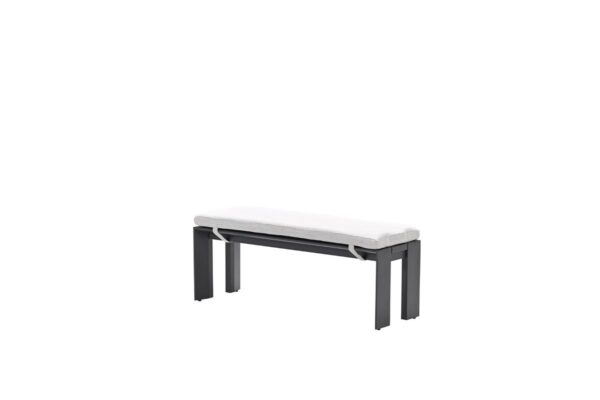 Levanto Bank 115.5 x 39 x H45 cm carbon black / valley sand
