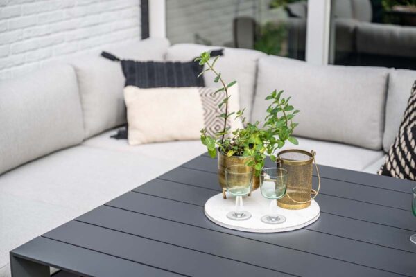 Levanto Tisch 115.5 x 115.5 x H68 cm carbon black – Bild 5