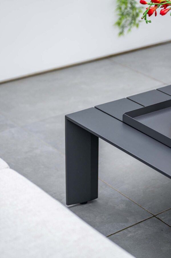 Levanto Tisch 140 x 68 x H36 cm carbon black – Bild 7