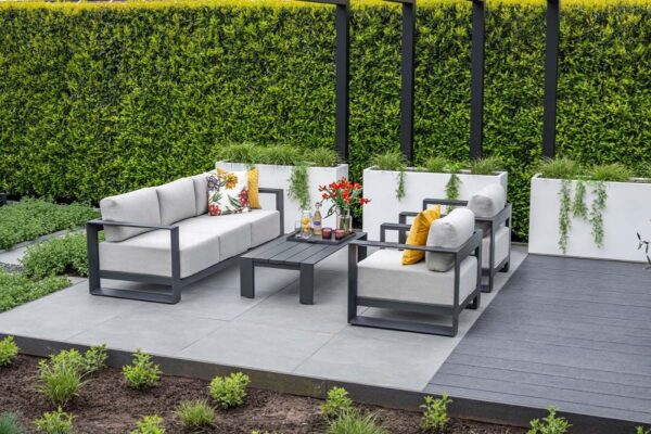 Levanto Tisch 140 x 68 x H36 cm carbon black – Bild 6