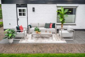 Levanto Lounge Set Bank taupe / valley sand
