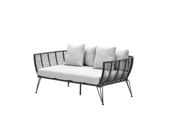Melissa Daybed carbon black / rope lava black / valley sand – Bild 2