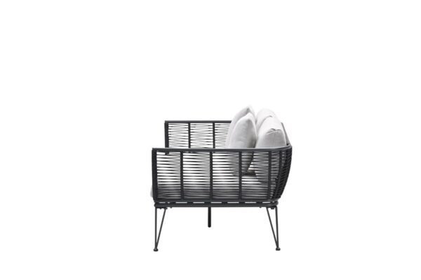 Melissa Daybed carbon black / rope lava black / valley sand – Bild 4
