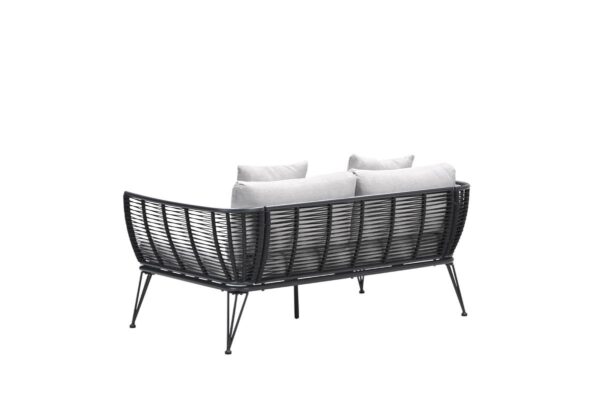 Melissa Daybed carbon black / rope lava black / valley sand – Bild 5