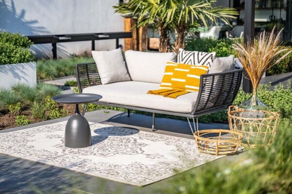 Melissa Daybed carbon black / rope lava black / valley sand