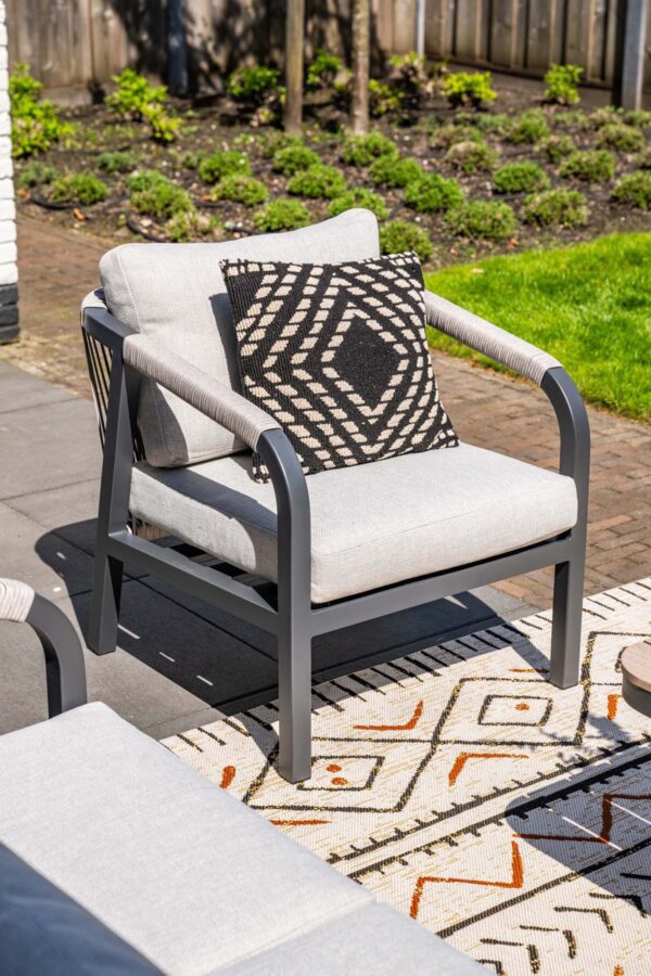 Monti Lounge carbon black / rope taupe / valley sand – Bild 13