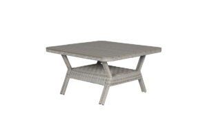 Milwaukee Tisch 126.5 x 126.5 x H70 cm vintage willow / light teak Vironwood
