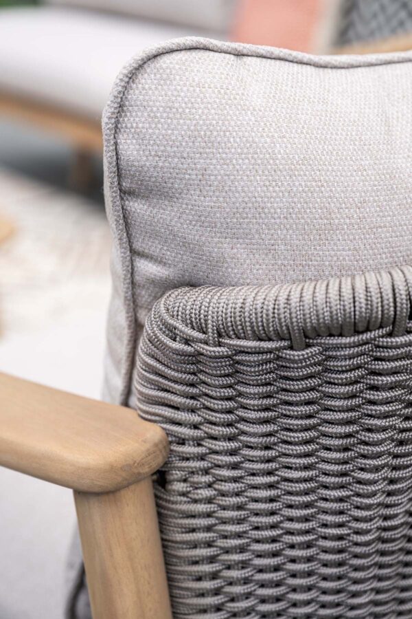 Eclipse Lounge Akazie white wash / rope taupe / grey sand – Bild 5