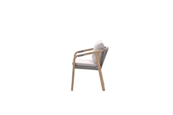 Santos Stuhl Akazie white wash / rope taupe / grey sand – Bild 3
