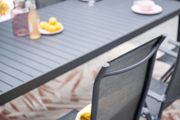 Latina Tisch 180/230 x 100 x H74 cm carbon black – Bild 5