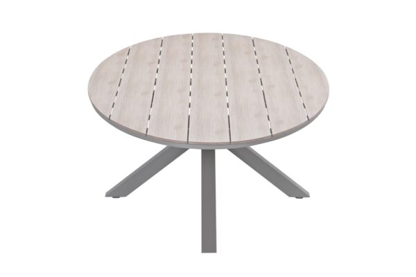 Edison Tisch 280 x 140 x 75 cm taupe / light teak Vironwood – Bild 3