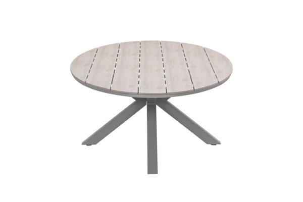 Edison Tisch 280 x 140 x 75 cm taupe / light teak Vironwood – Bild 4