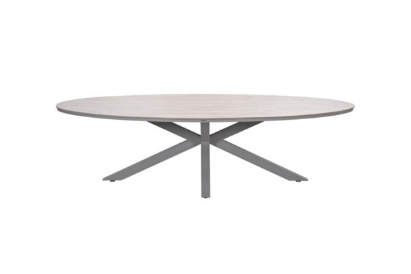 Edison Tisch 280 x 140 x 75 cm taupe / light teak Vironwood