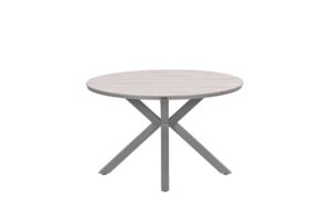 Edison Tisch Ø 122 x H75 cm taupe / light teak Vironwood