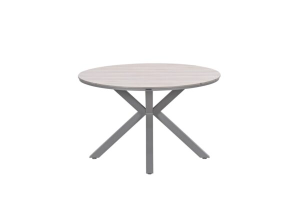 Edison Tisch Ø 122 x H75 cm taupe / light teak Vironwood