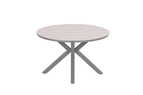 Edison Tisch Ø 122 x H75 cm taupe / light teak Vironwood – Bild 5