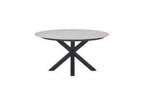 Lowland Tisch Ø 150 x H75.5 cm carbon black / Centostone Napoli sand