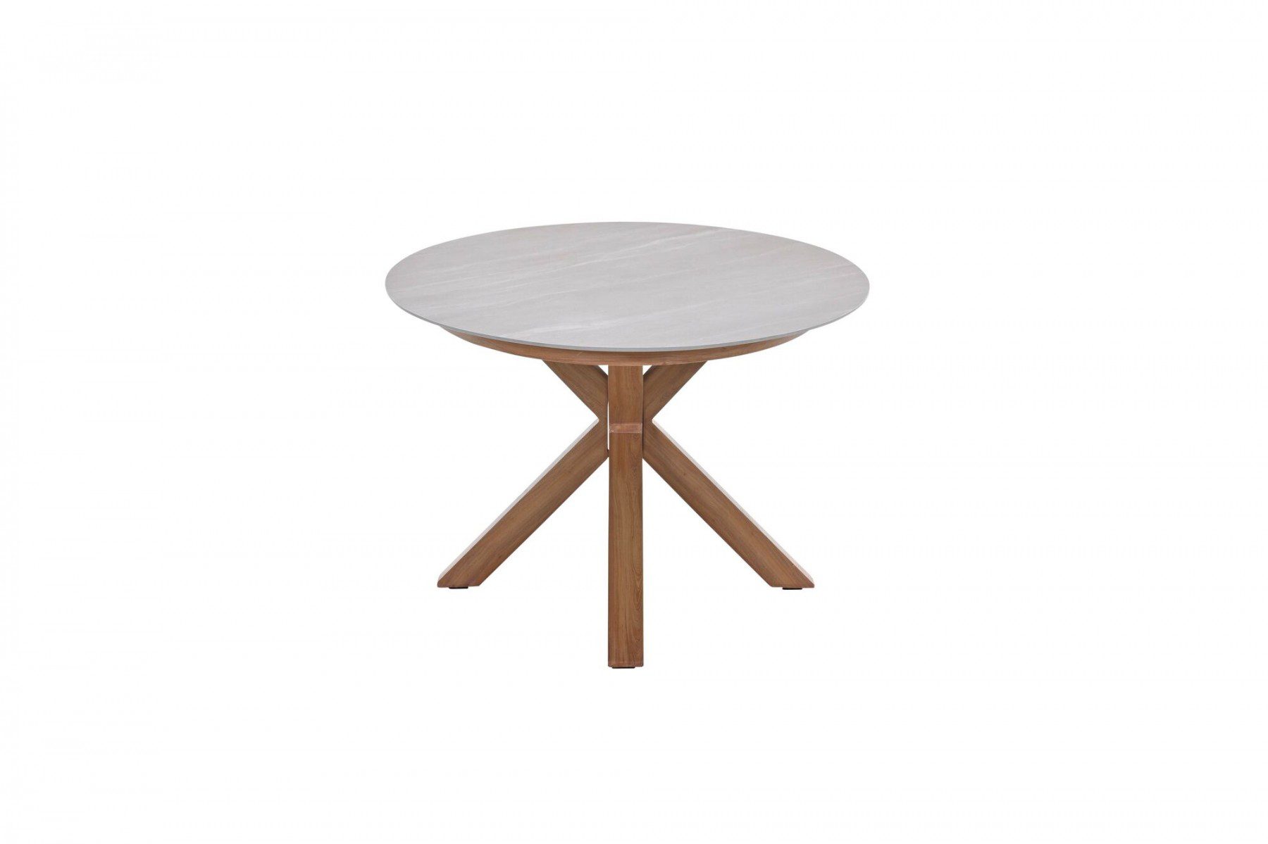 Scotland Tisch 230 x 115 x H76 cm light teak look / Centostone Napoli sand – Bild 6