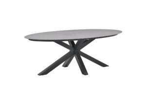 Scotland Tisch 230 x 115 x H76 cm carbon black / Centostone Napoli grey