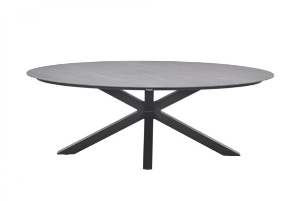 Scotland Tisch 230 x 115 x H76 cm carbon black / Centostone Napoli grey – Bild 5
