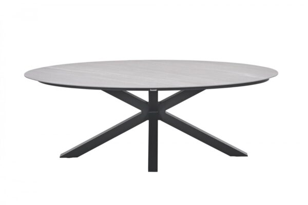 Scotland Tisch 230 x 115 x H76 cm carbon black / Centostone Napoli sand – Bild 6
