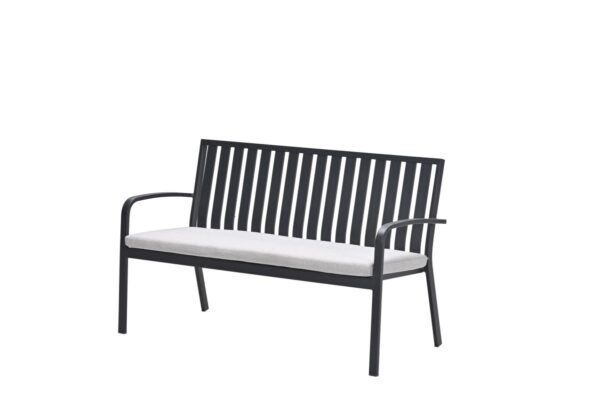 Bruno Parkbank carbon black / valley sand