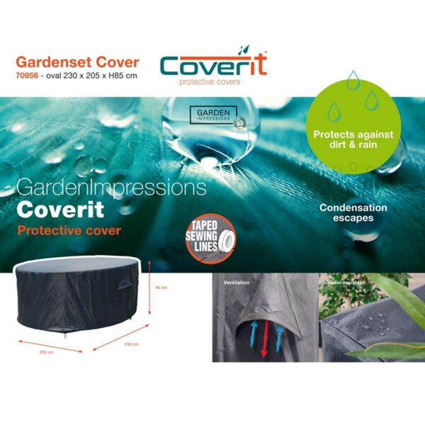 Cover oval 230 x 205 x H85 cm | GI 70956